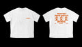 WANTED TEE (WHITE/ORANGE)
